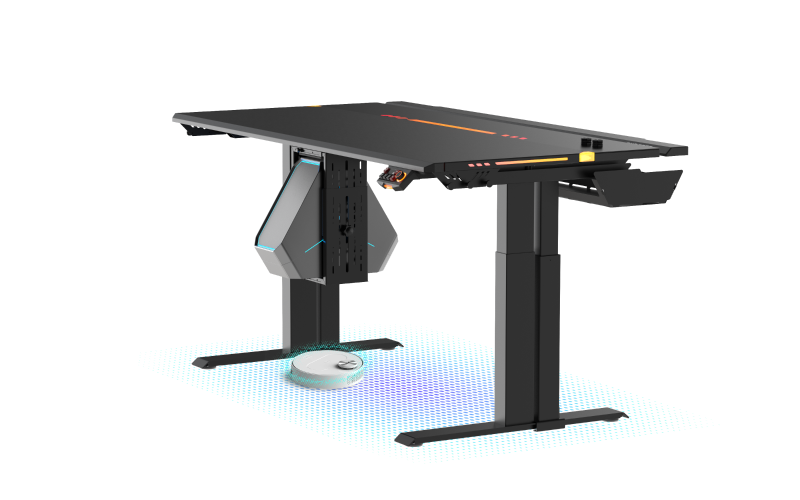 释放桌面及腿部活动空间
