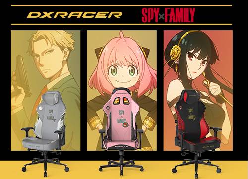 【官宣】wakuwaku！迪锐克斯DXRacer X 《间谍过家家》联名定制款电竞座椅上新！