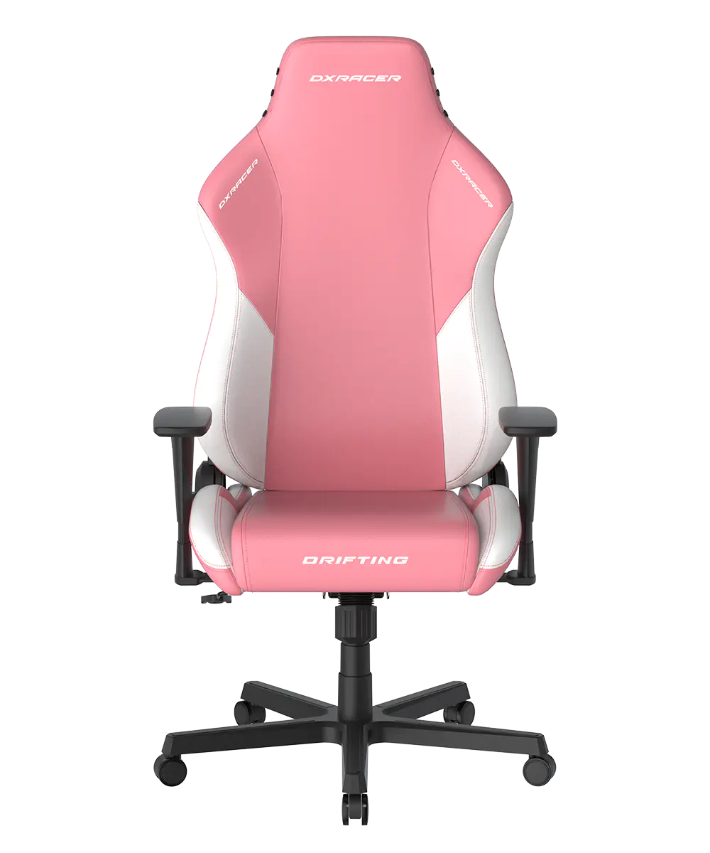 Pink & White Gaming Chair Plus / XL EPU Leatherette
