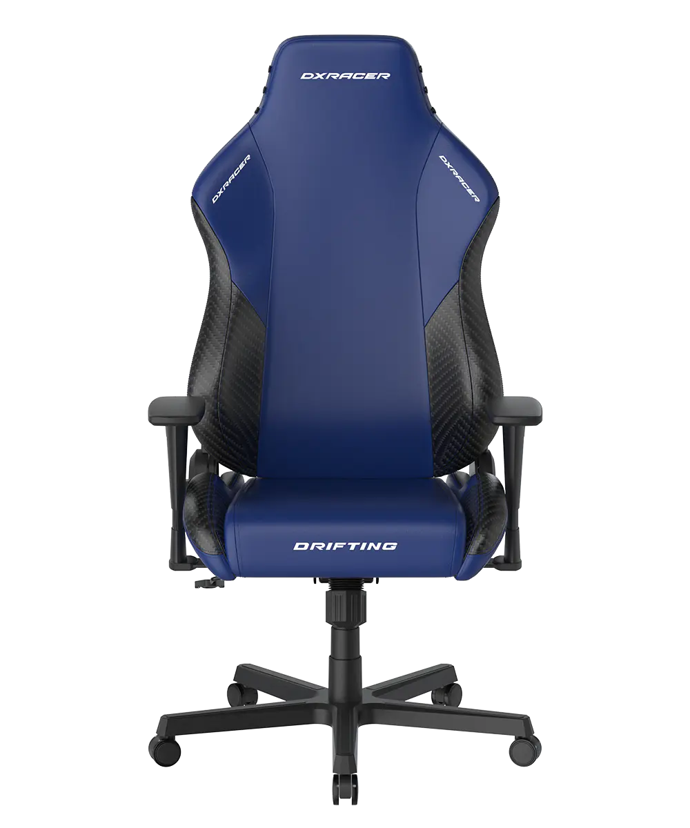 Blue & Black (Twill) Gaming Chair Plus / XL EPU Leatherette