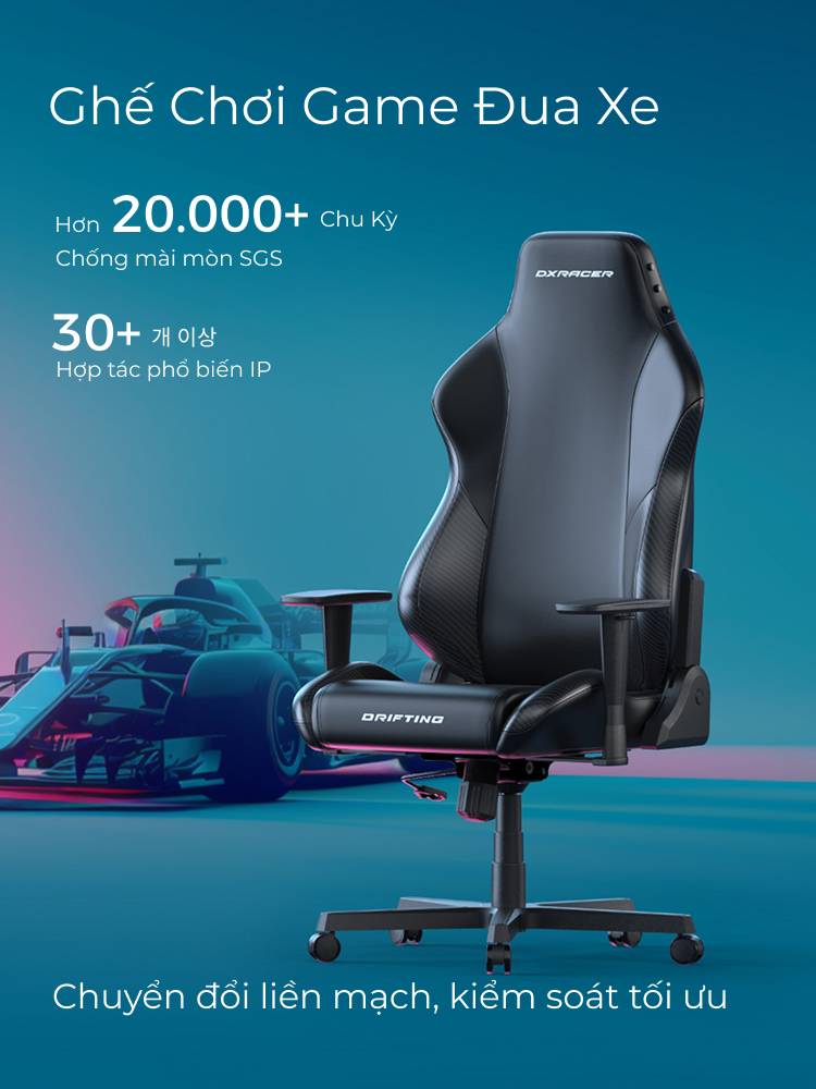Bắt đầu hành trình Esports của bạn với ghế chơi game phong cách đua xe