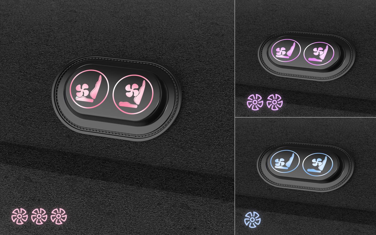 Adjustable Cooling with One-Touch Control
