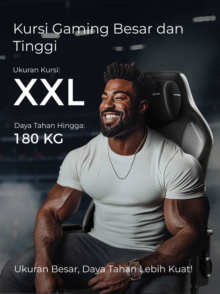Kursi Gaming Tugas Berat untuk Gamer Berbadan Besar dan Tinggi
