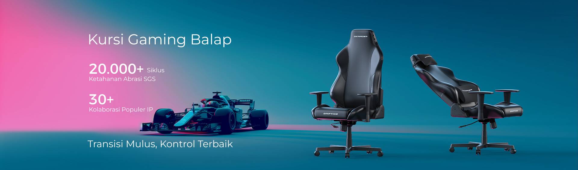 Mulailah Perjalanan Esports Anda Dengan Kursi Gaming Bergaya Balap