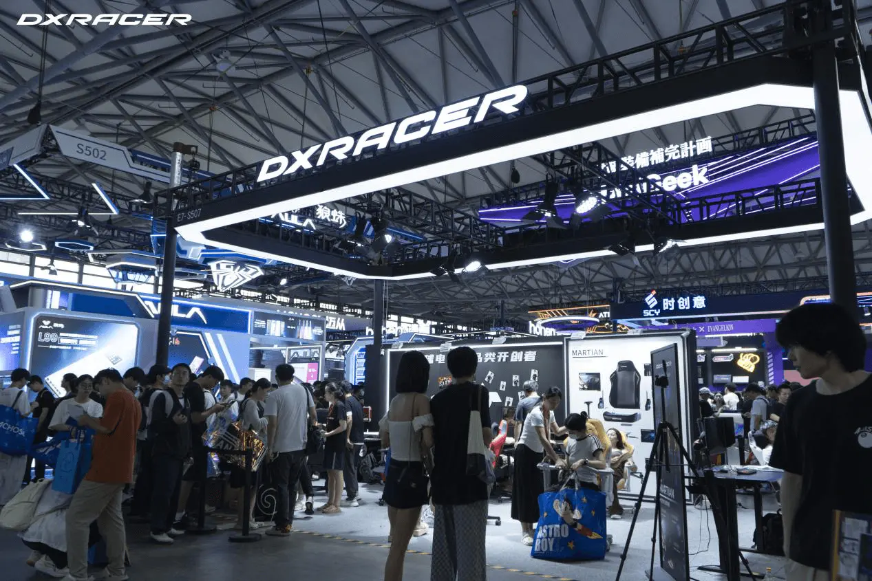 DXRACER 2025 ChinaJoy 回顧：Martian Pro 電動遊戲椅首次亮相